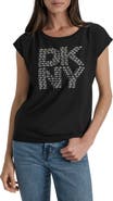 DKNY Grommet Logo T-Shirt