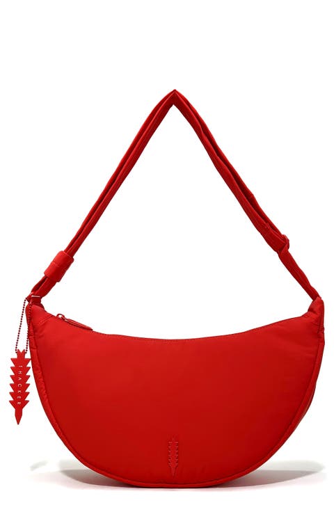 Cleo Large Crescent Crossbody Bag