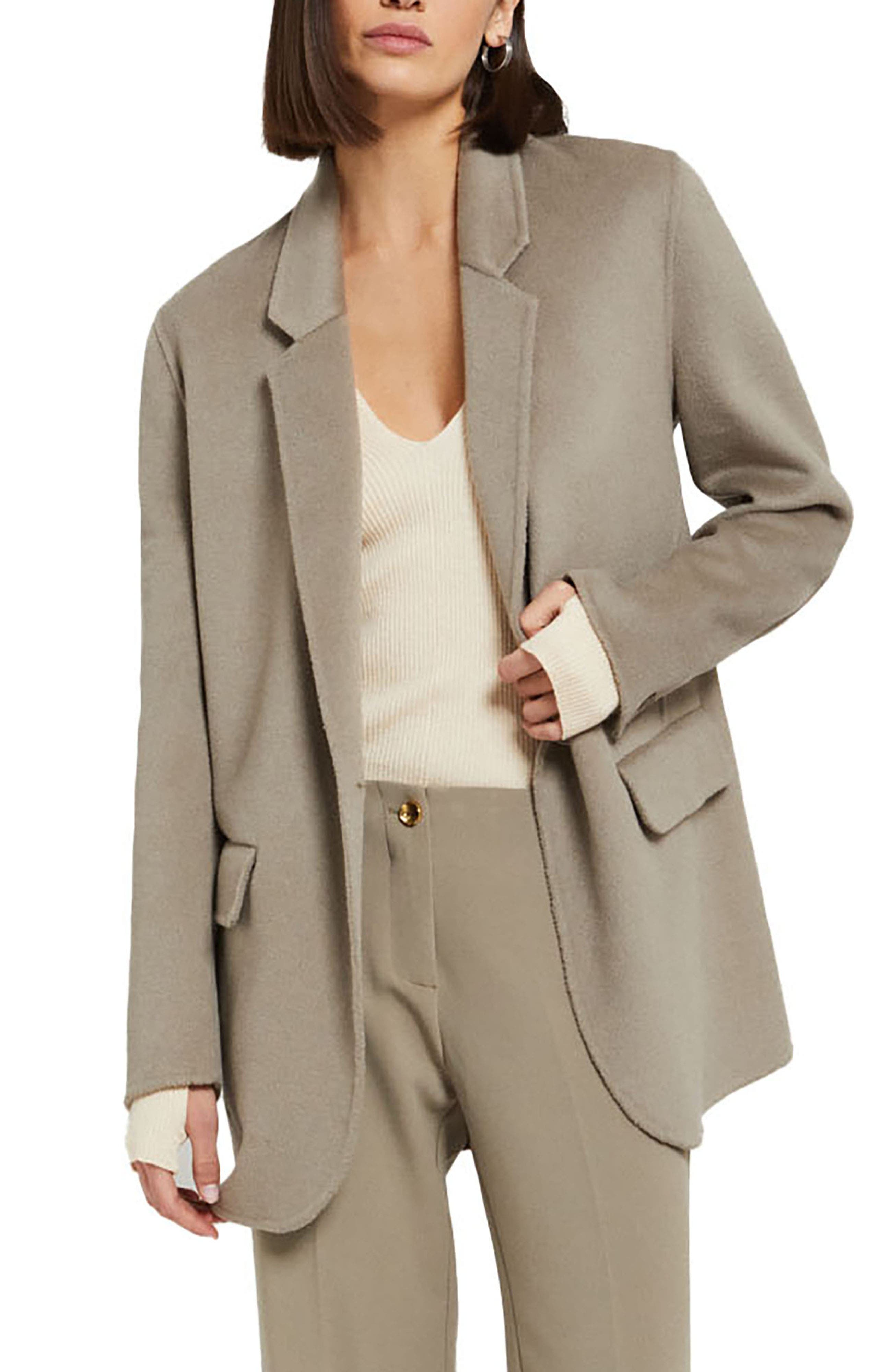 Wool-Blend Blazer