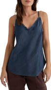 Bella Dahl Frayed Chambray Camisole