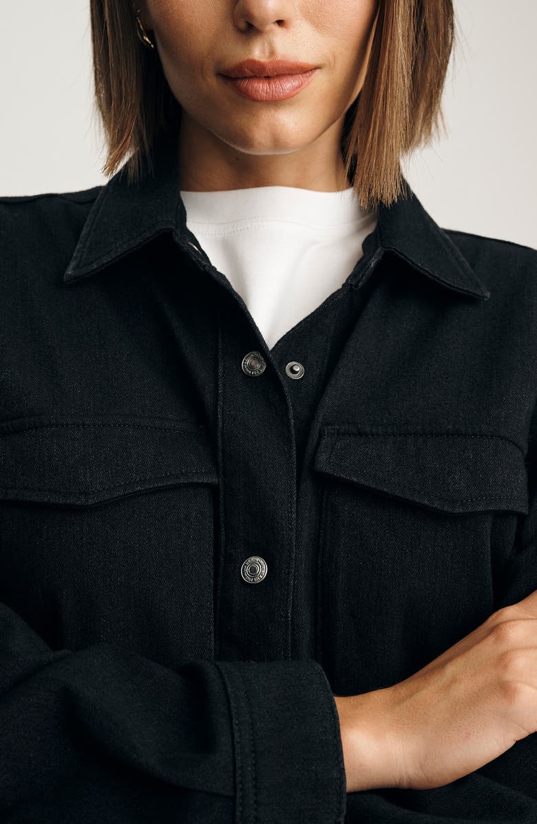 Mavi Jeans Tia Denim Shirt Jacket, Alternate, color, 