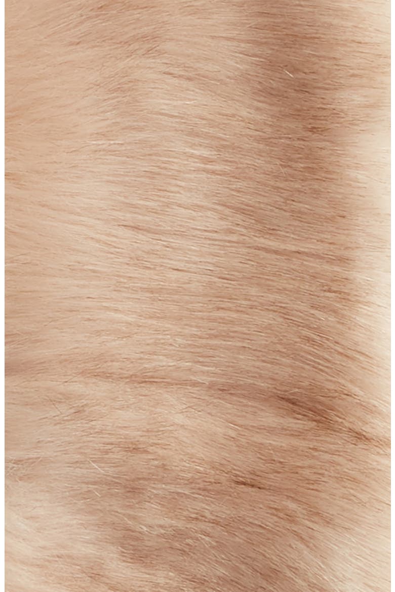 Faux Fur Stole, Alternate, color, BLUSH