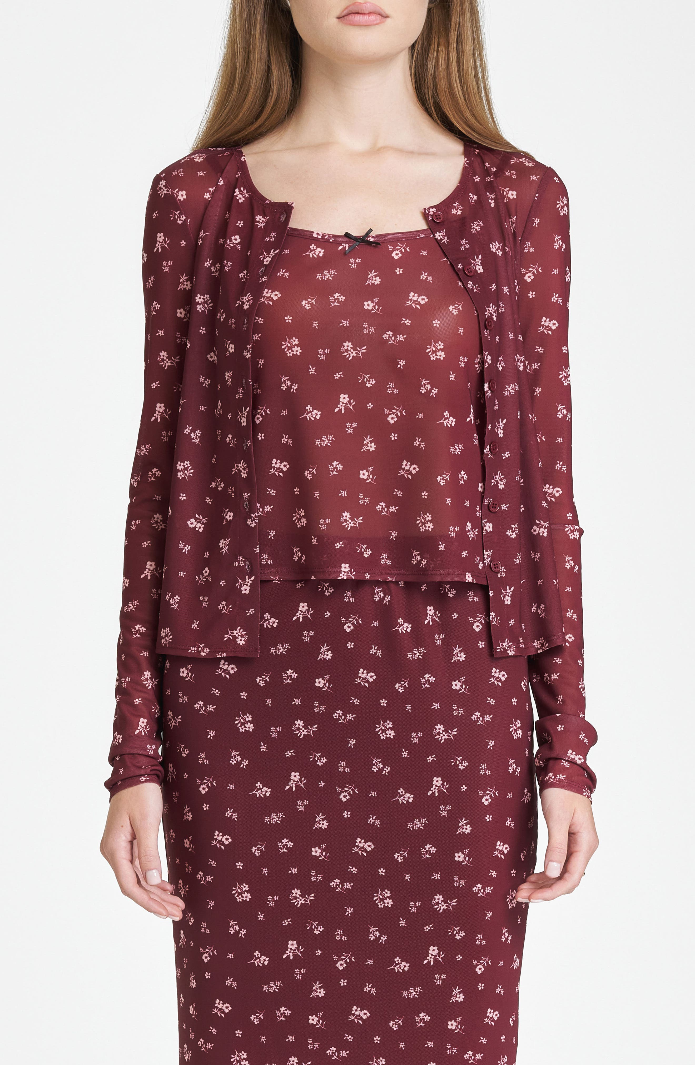 WAYF Maude Camisole & Cardigan Set