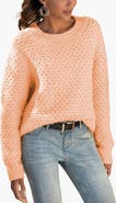 LASCANA Textured Long Sleeve Sweater