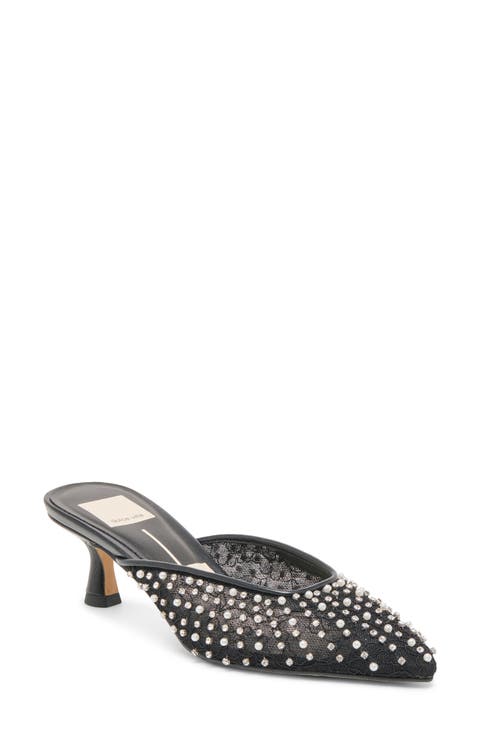 Cleo Kitten Heel Mule (Women)