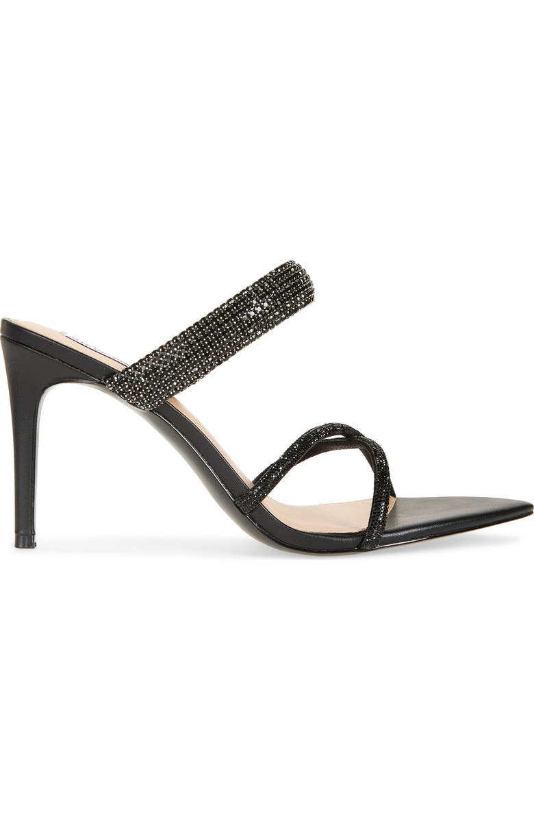 Steve Madden Camina Crystal Strap Slide Sandal, Alternate, color,