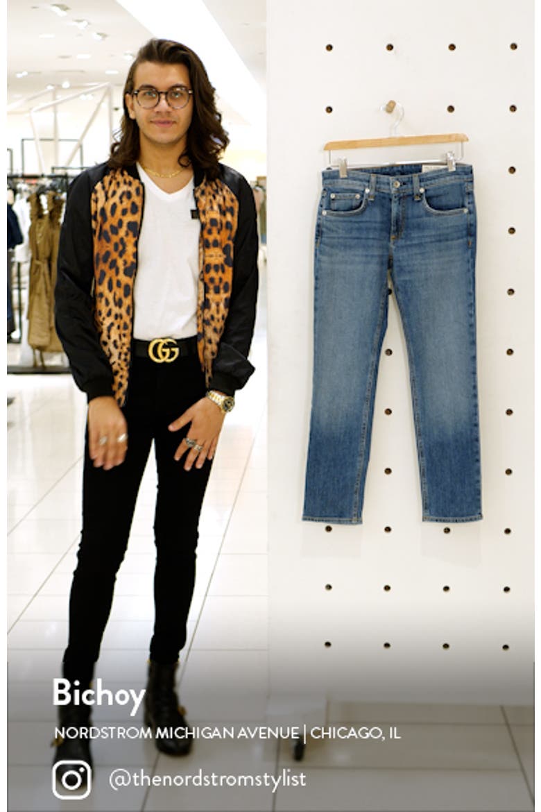 Dre Slim Ankle Boyfriend Jeans video