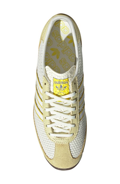 Adidas Originals Sl 72 Og Suede And Leather-trimmed Mesh Sneakers In Yellow
