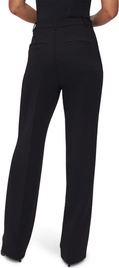 Luxe Suiting Column Wide Leg Trousers