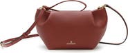 LA PORTEGNA Martita Small Leather Clutch Bag With Shoulder Strap