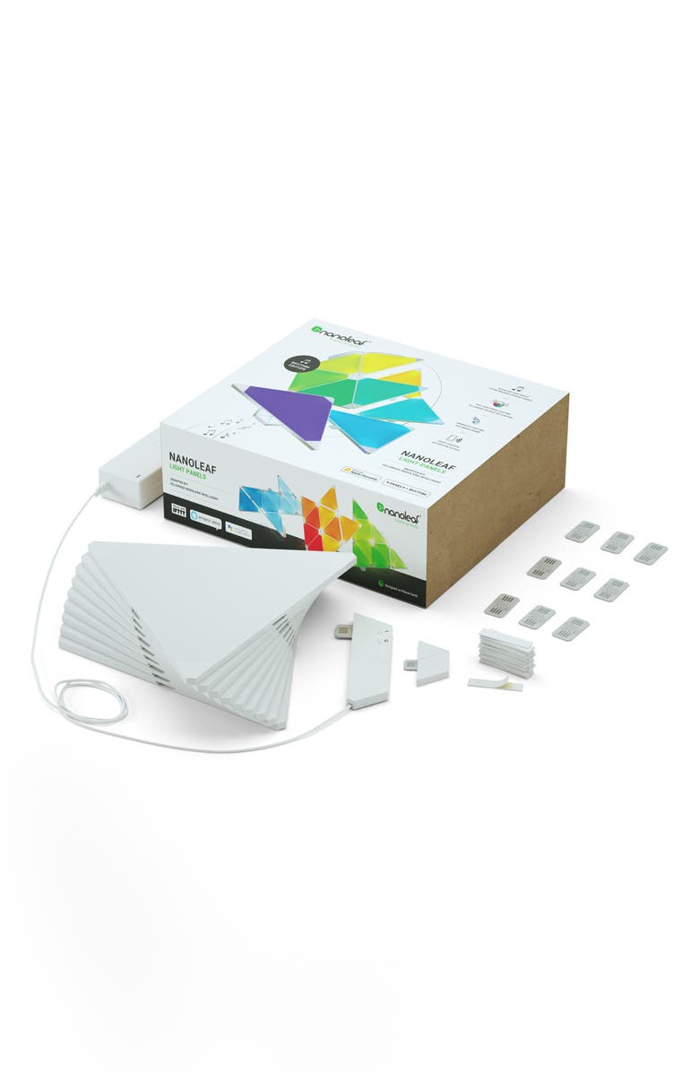 Nanoleaf 9-Piece Rhythm Edition Smarter Kit, Alternate, color, 