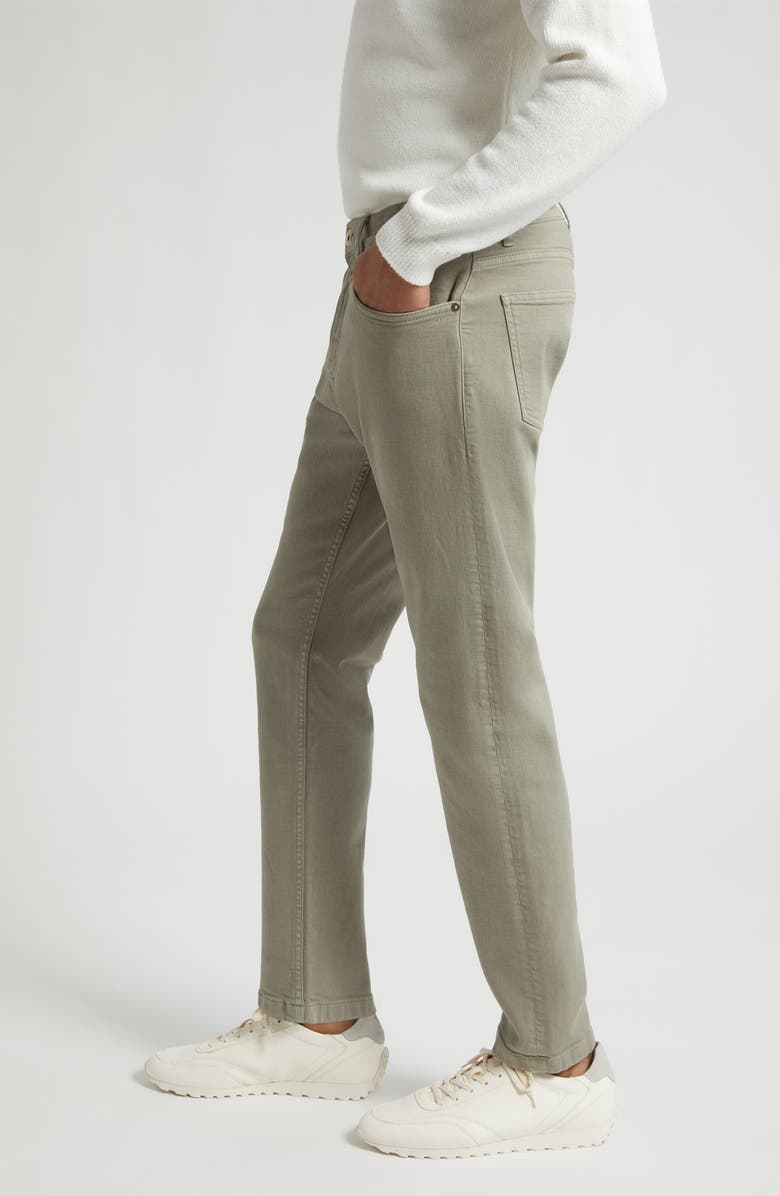 Eleventy Slim Leg Stretch Jeans, Alternate, color, 07 Military Green