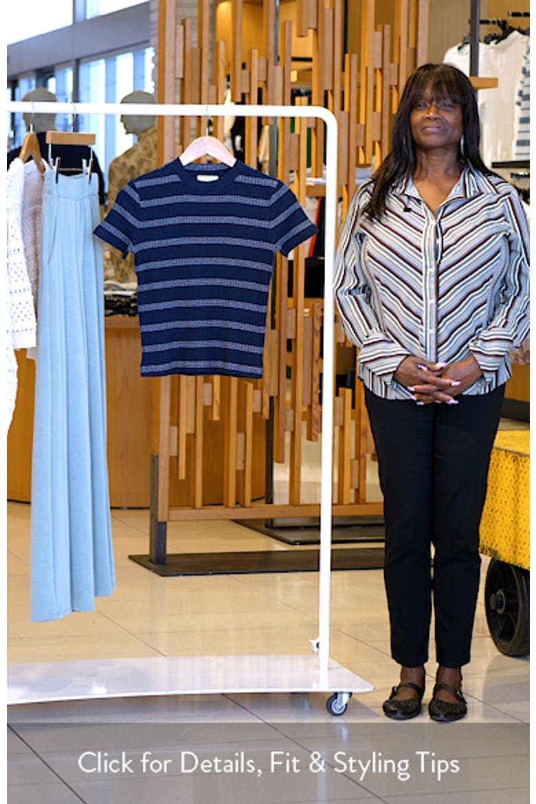 Stripe Rib Sweater video