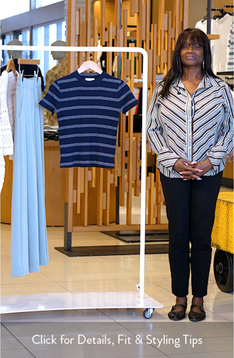 Stripe Rib Sweater, sales video thumbnail