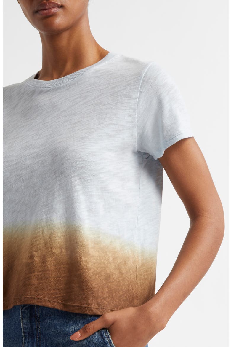 Boxy Dip Dye Slub Jersey T-Shirt, Alternate, color, PASTEL BLUE COMBODNU
