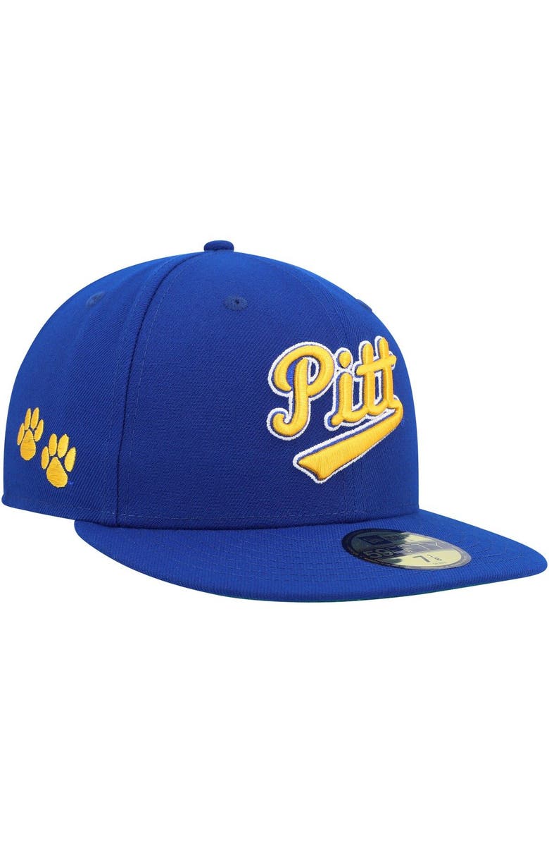 New Era Men's New Era Royal Pitt Panthers Vault Multi 59FIFTY Fitted Hat, Alternate, color, 