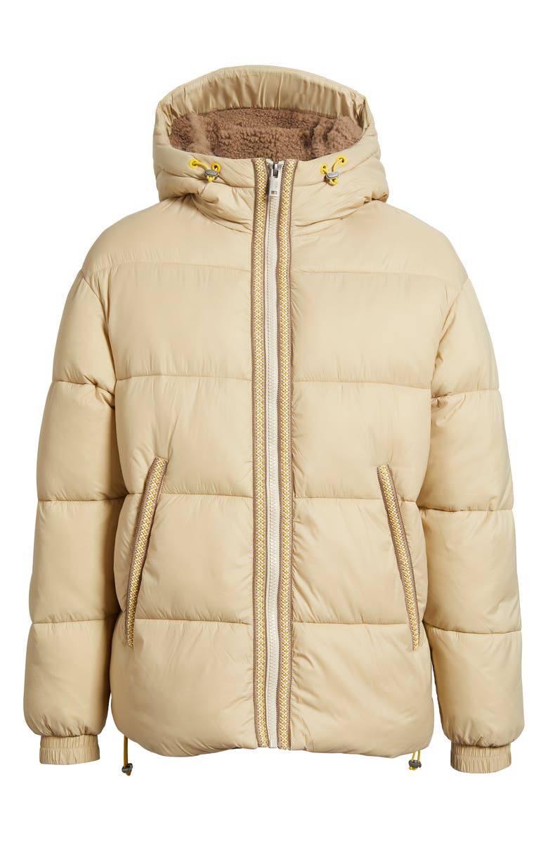 UGG<sup>®</sup> Xayden UGGbraid Quilted Puffer Jacket, Alternate, color, Mustard Seed / Summer Wheat