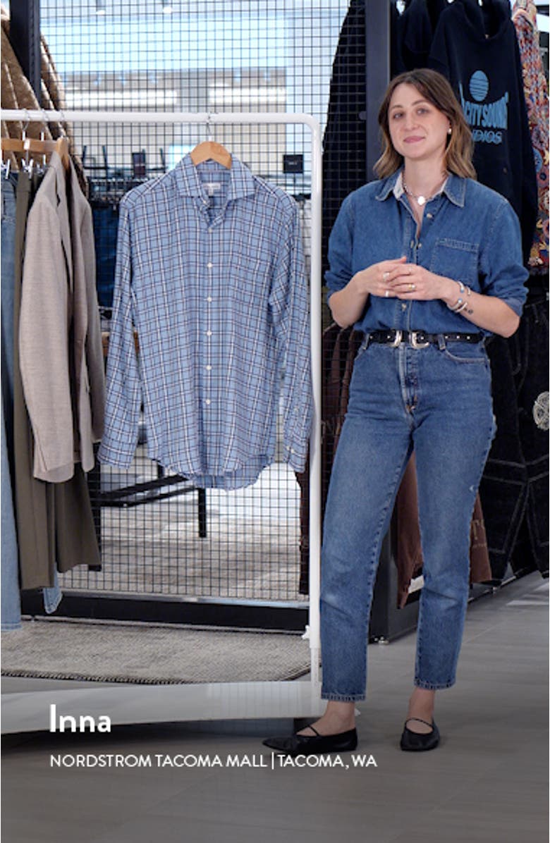 Nelson Crown Crafted Lightweight Stretch Flannel Button-Up Shirt, sales video thumbnail