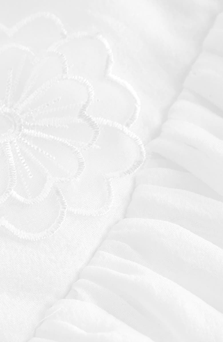 Laura Ashley Kids' 3D Floral Embellished Dress, Alternate, color, White