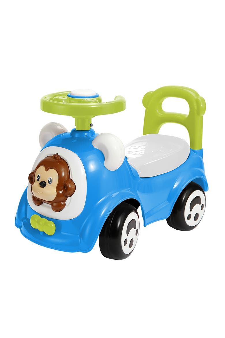 Push & Ride Racer Car Ride On, Blue, Main, color, Multicolored