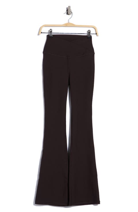 Madison Chill Tech Rib Crossover High Waist Flare Leggings