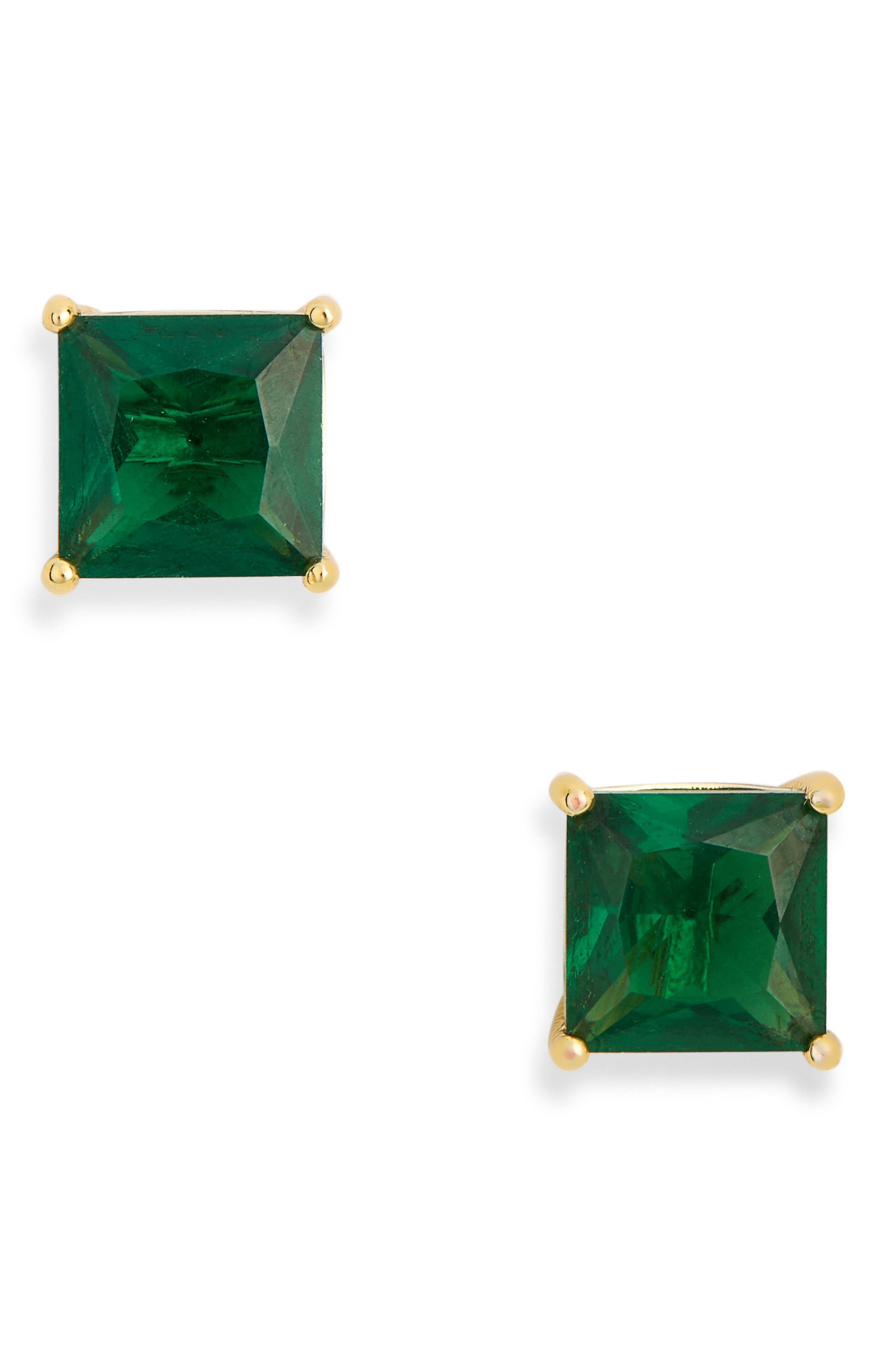 NORDSTROM RACK Princess Cut Cubic Zirconia Stud Earrings