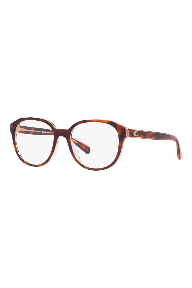 52mm Round Optical Glasses, Alternate, color, TORTOISE