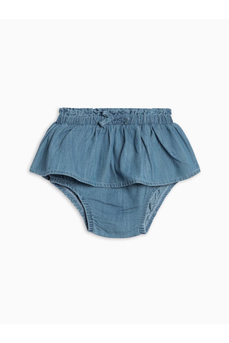 Organic Iona Chambray Skirted Bloomer, Main, color, Chambray