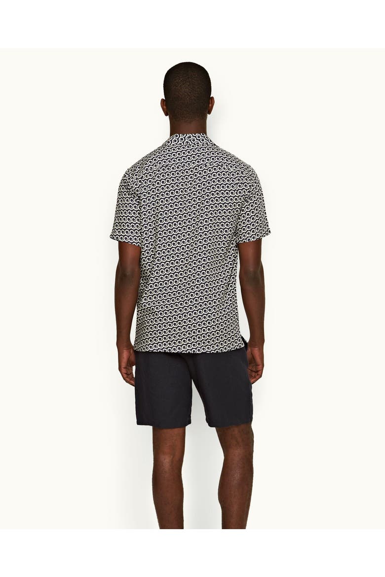 Cornell Linen Easy Tailored Fit Washed Linen Shorts, Alternate, color, NIGHT IRIS