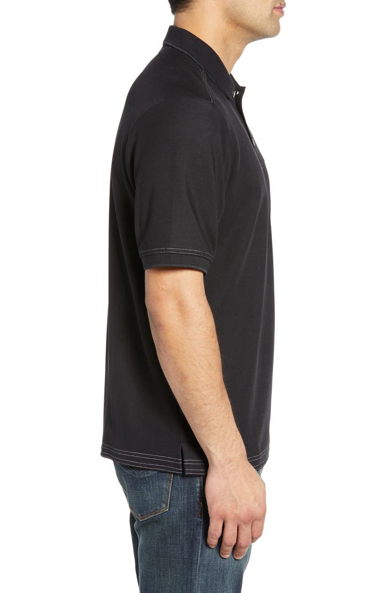 Tommy Bahama Emfielder 2.0 IslandZone<sup>®</sup> Performance Polo, Alternate, color, Black