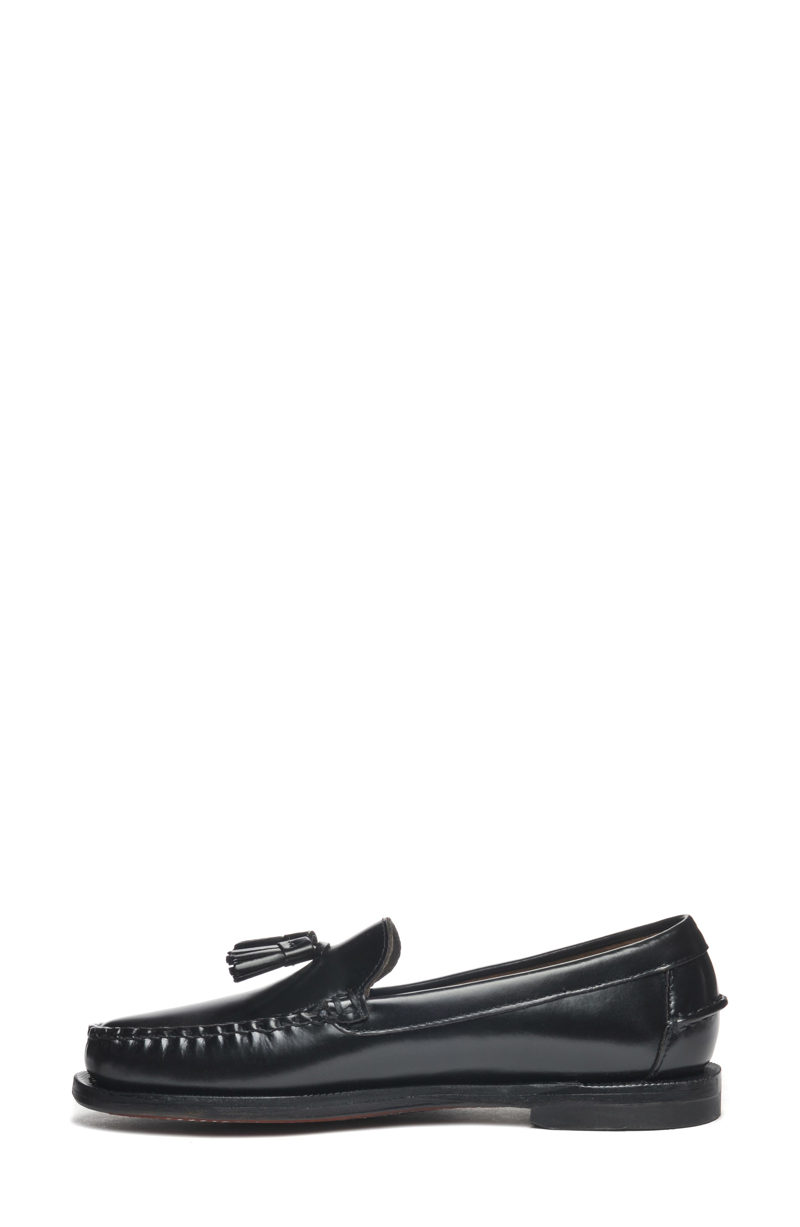 Classic Will Tassel Loafers, Alternate, color, BLACK