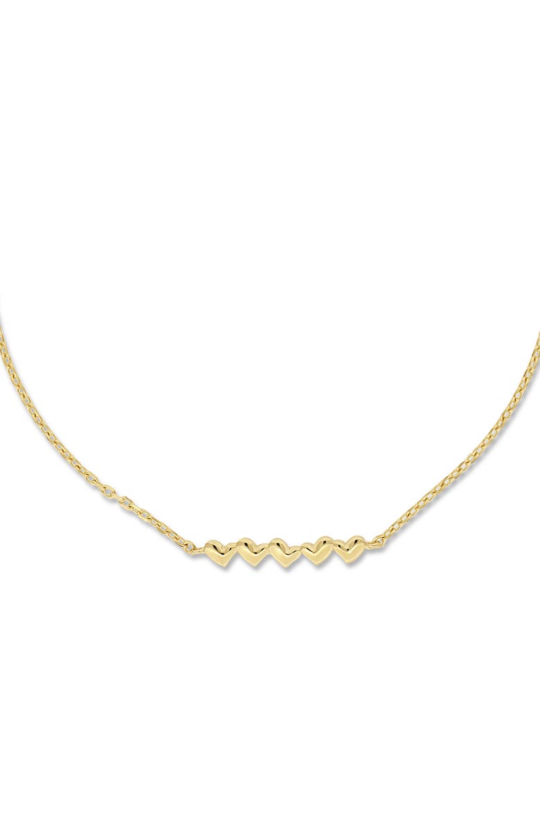 Bony Levy 14K Yellow Gold Heart Bar Bracelet, Alternate, color, Gold