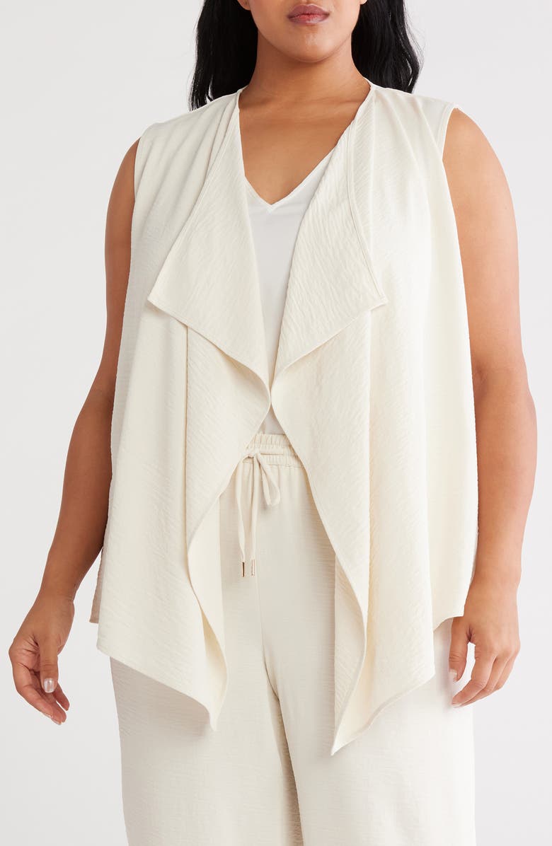 Jones New York Cascade Open Front Vest, Main, color,