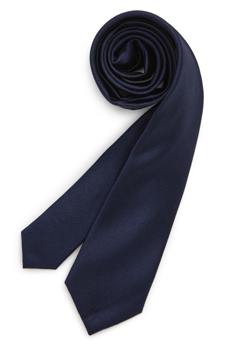Nordstrom Levi Solid Silk Tie, Main, color,