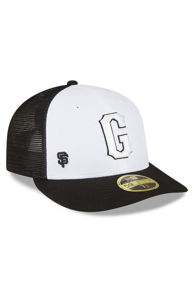 New Era Men's New Era White/Black San Francisco Giants 2023 On-Field Batting Practice Low Profile 59FIFTY Fitted Hat, Alternate, color, White