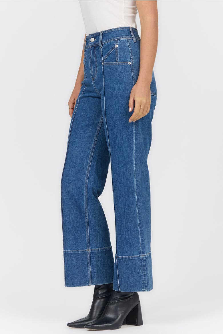 Holly High Waist Straight Leg Jeans, Alternate, color, Belby