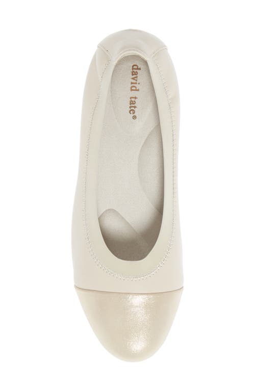 David Tate Nicole Cap Toe Flat