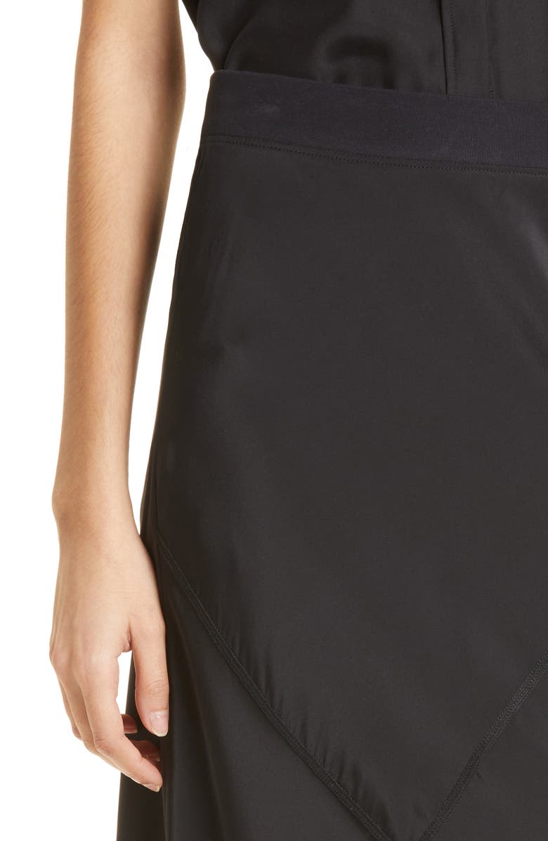 ATM Anthony Thomas Melillo Bias Cut Silk Midi Skirt, Alternate, color, 