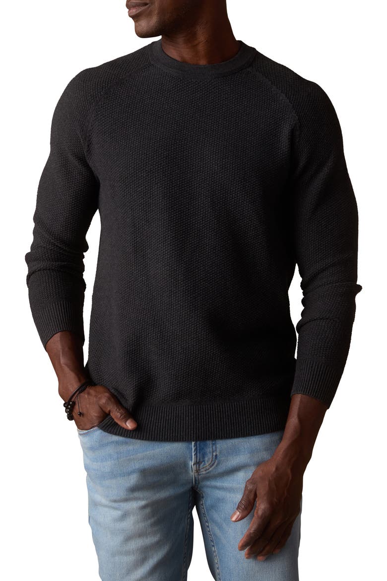 Coolmax Cotton Blend Sweater, Main, color, CHARCOAL