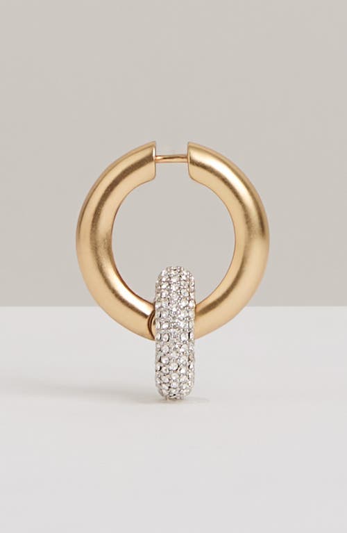 REISS REISS AMBER PAVÉ STATEMENT HOOP EARRINGS