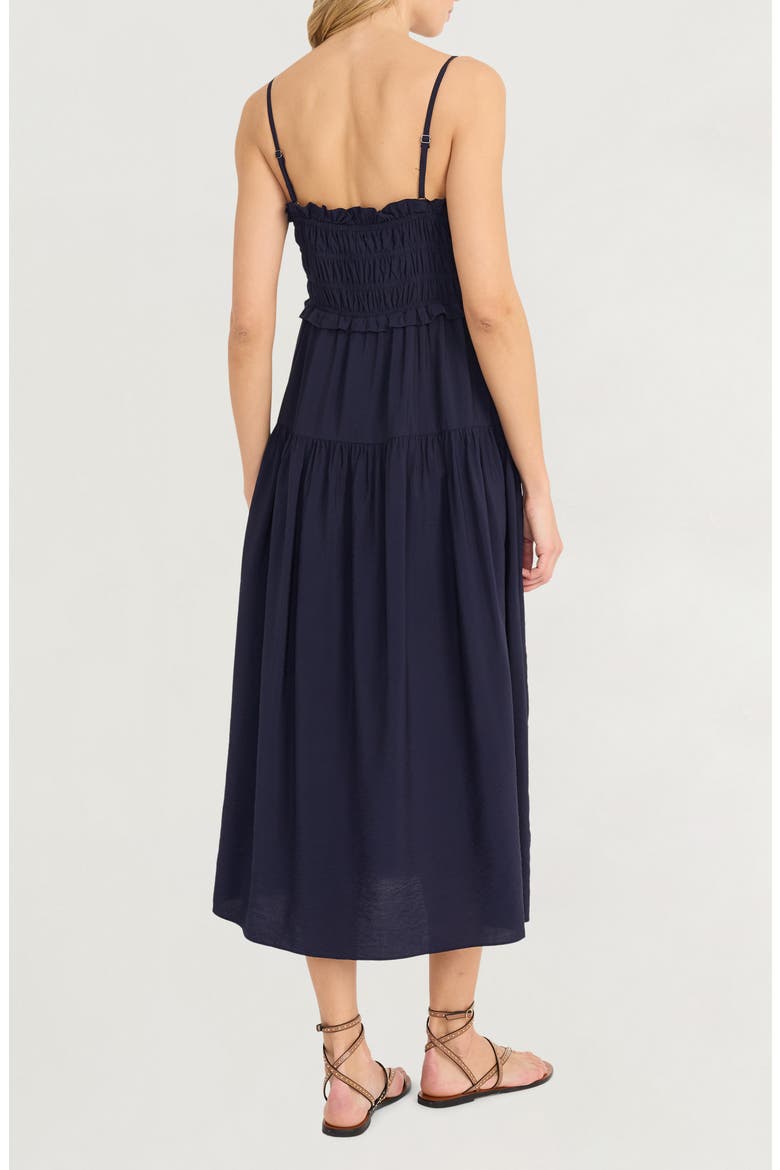 Smocked Tank Dress, Alternate, color, NAVY BLAZER