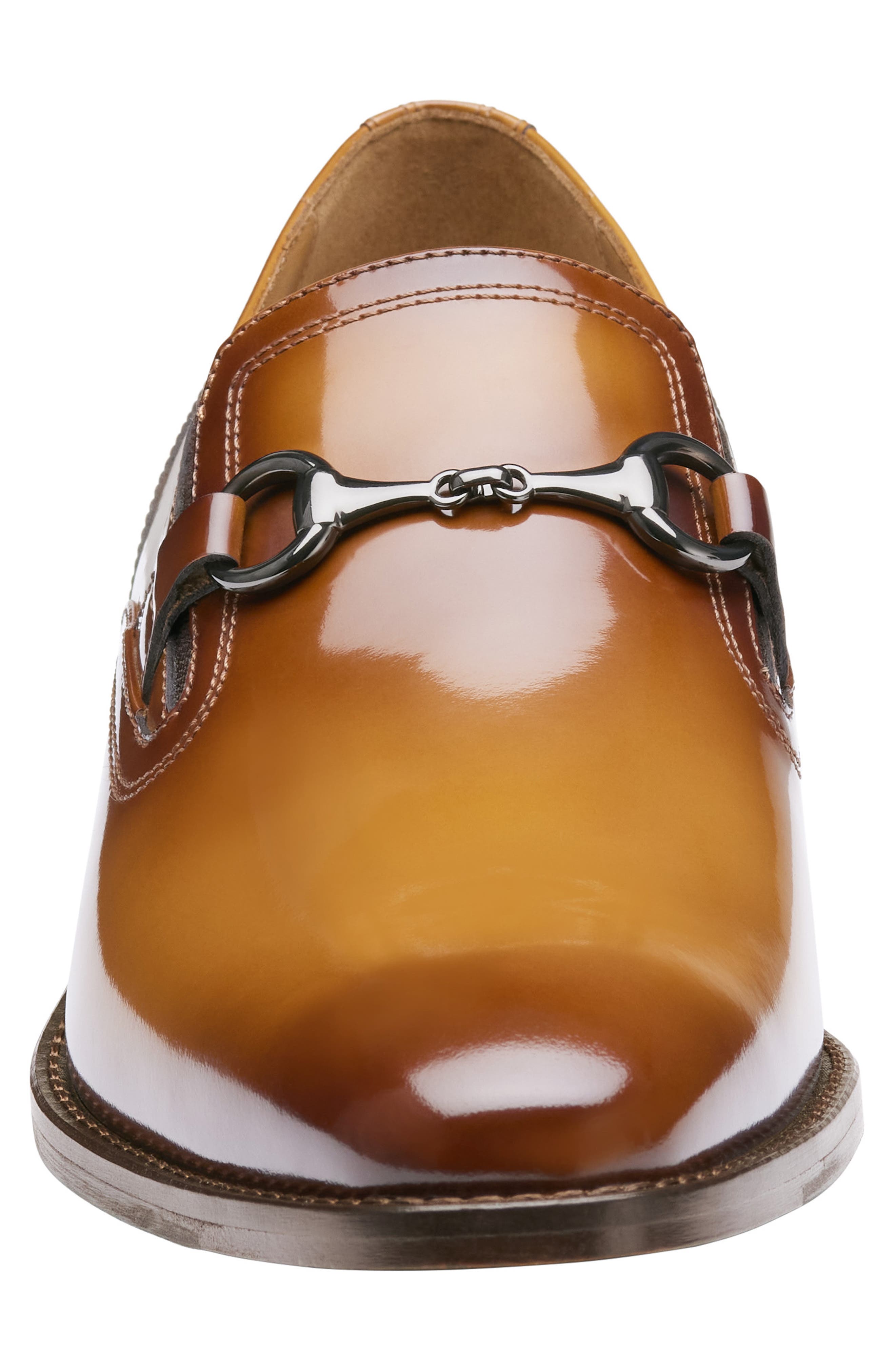 Johnston & Murphy Richland Bit Loafer, Alternate, color, Tan Brush-Off Leather
