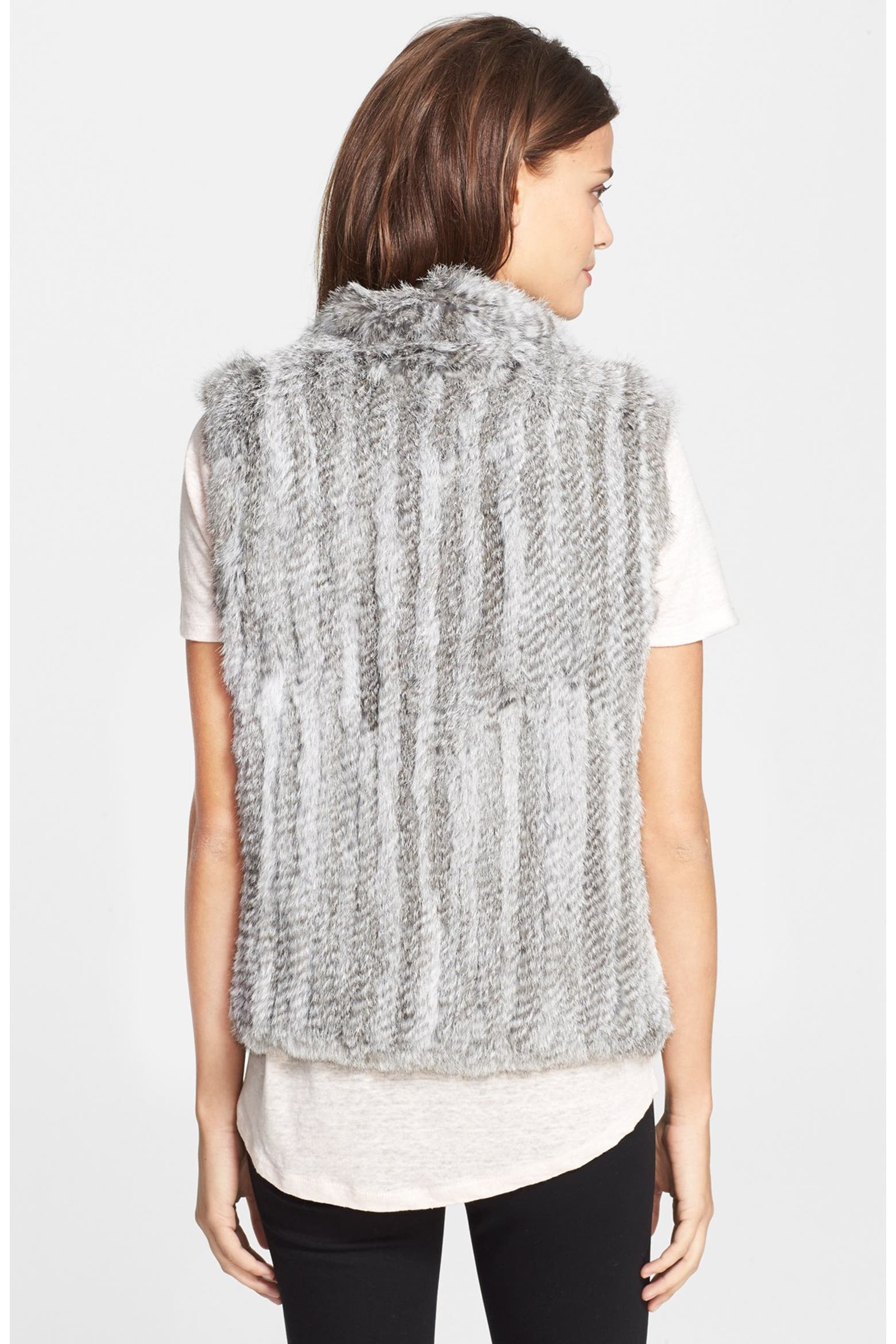 Genuine Rabbit Fur Vest (Women) | Nordstromrack