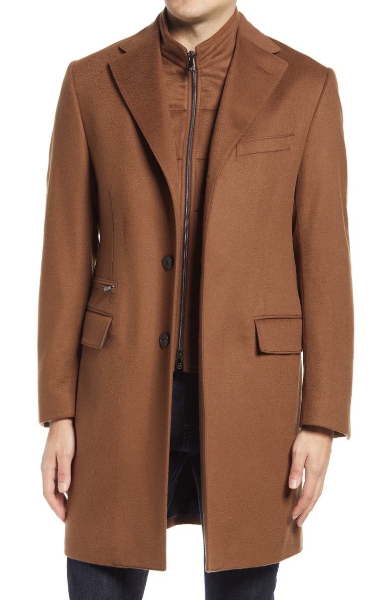 Corneliani Men's Vicuna Wool Overcoat, Main, color,