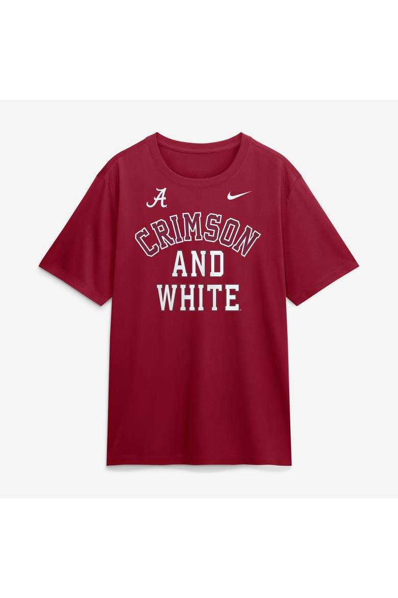 Men's Nike  Crimson Alabama Crimson Tide Primetime Arch Mantra Legend Dri-FIT T-Shirt, Main, color, Crimson