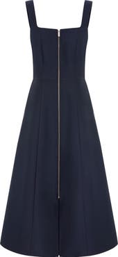 ALIGNE Paisley Satin Midi Dress