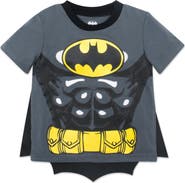 Warner Bros. Justice League Batman T-Shirt with Cape