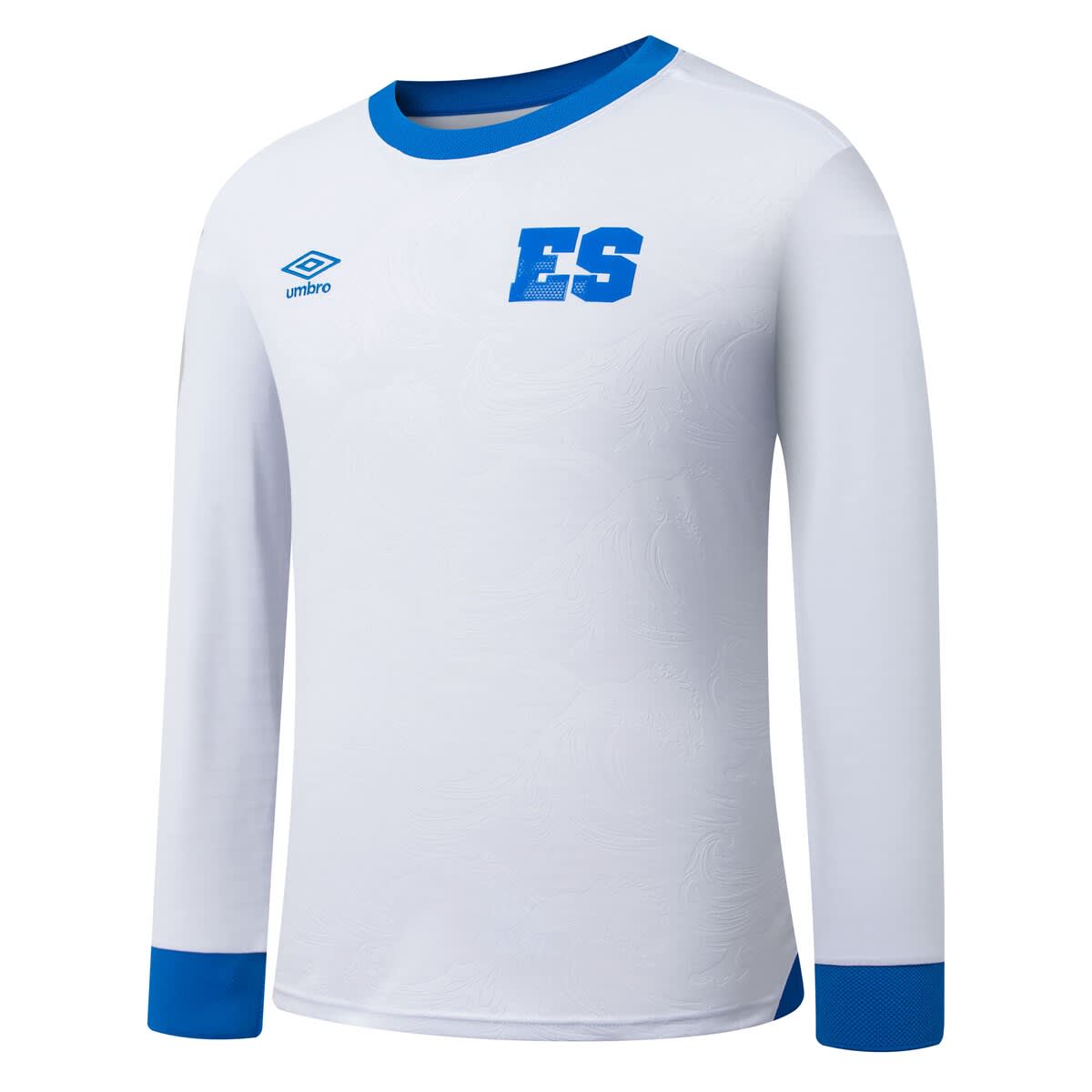 Men's Umbro White El Salvador National Team 2025 Away Replica Long