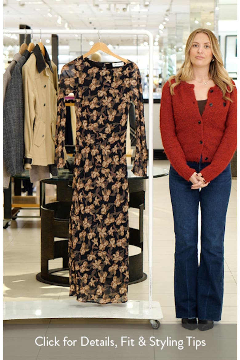 Joran Floral Long Sleeve Dress video
