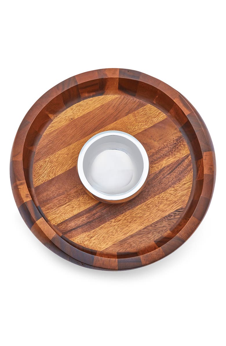 Nambé Butterfly Chip & Dip Bowl, Alternate, color, 